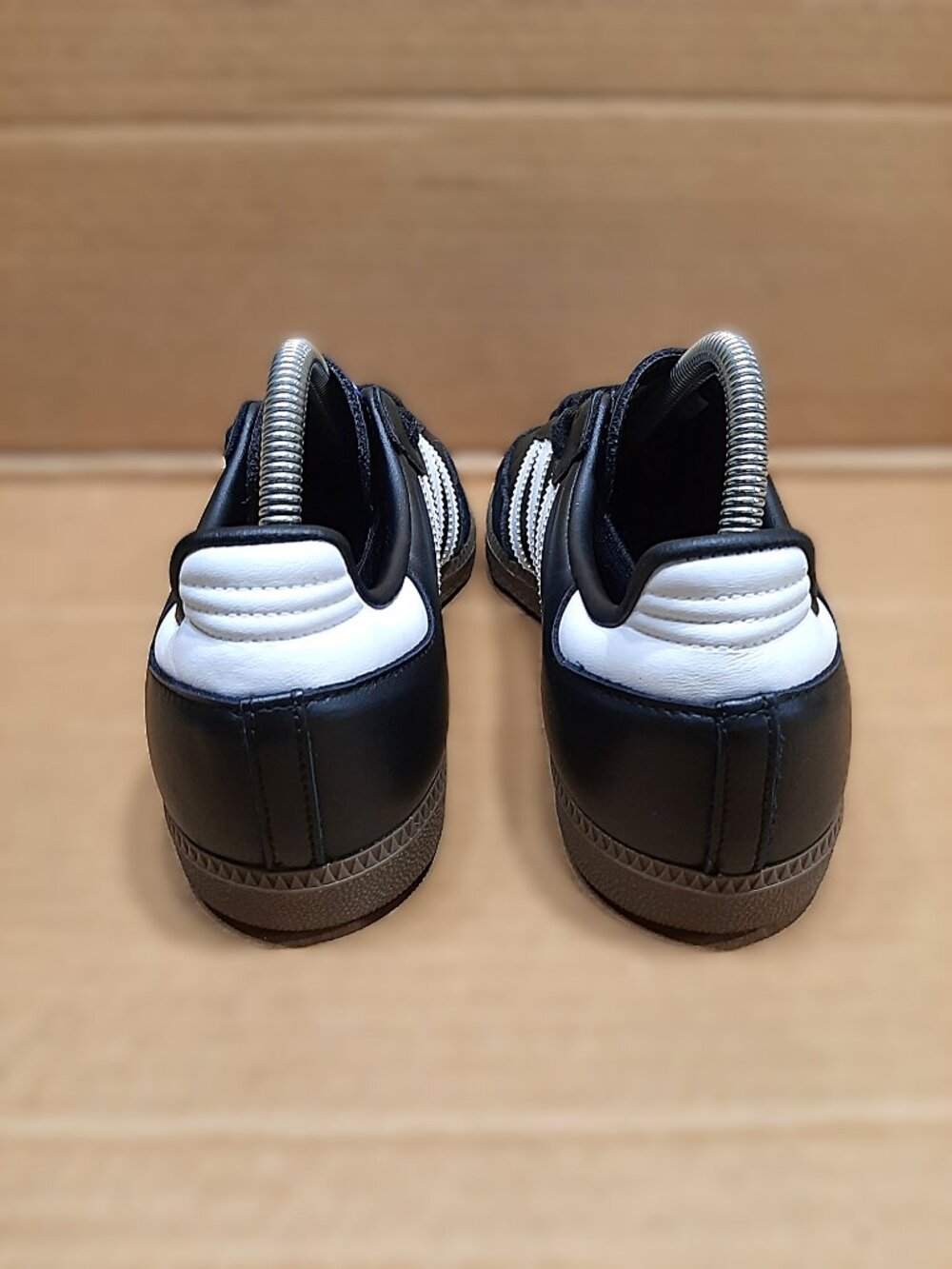 Adidas Samba OG Black White Athletic Leather Sneakers ♀️ Womens Size 9 #3089 - Picture 13 of 16
